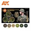 AK Interactive AK11626 OAK LEAF, PALM TREE & PLANE TREE PATTERNS SPRING/SUMMER VARIANTS